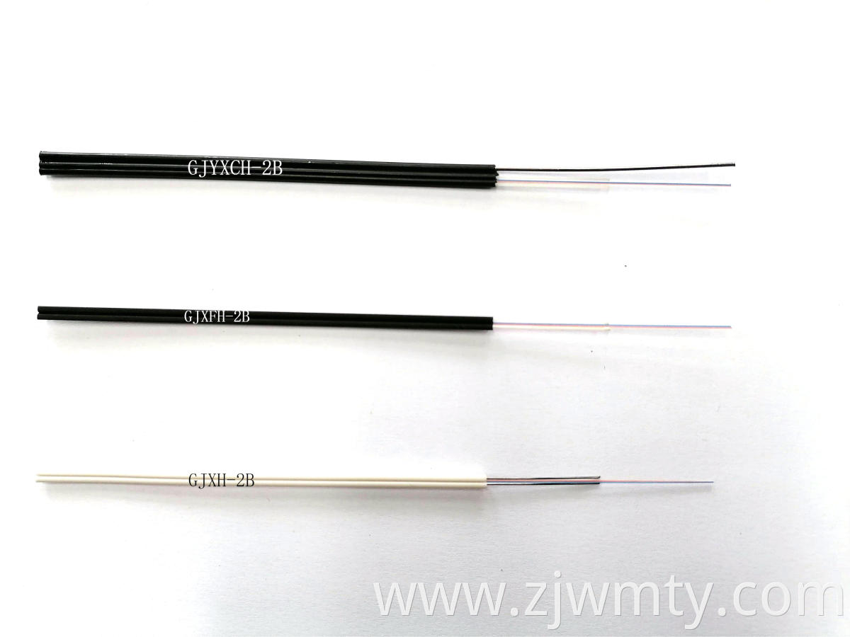 Optical Fiber Cable 1 Core FTTH GJXH